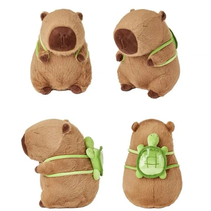 Capybara Plush Keychain Cute Bag Pendant Creatuve Fluffty Animals Keyring Kawaii Stuffed Doll Keychains Birthday Gift 2024 Trend