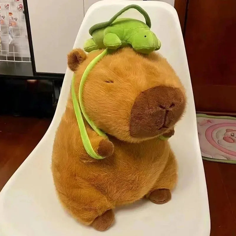 Capybara Plush Keychain Cute Bag Pendant Creatuve Fluffty Animals Keyring Kawaii Stuffed Doll Keychains Birthday Gift 2024 Trend