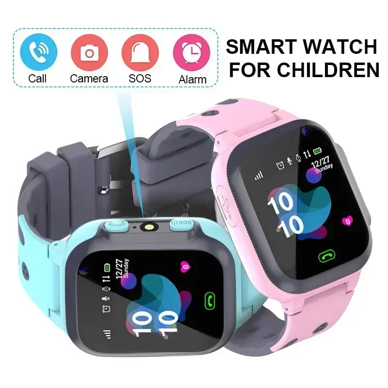 Kids Watches Call Kids Smart Watch Children GPS SOS Waterproof Smartwatch Clock SIM Card Location Tracker Child Watch For XIAOMI