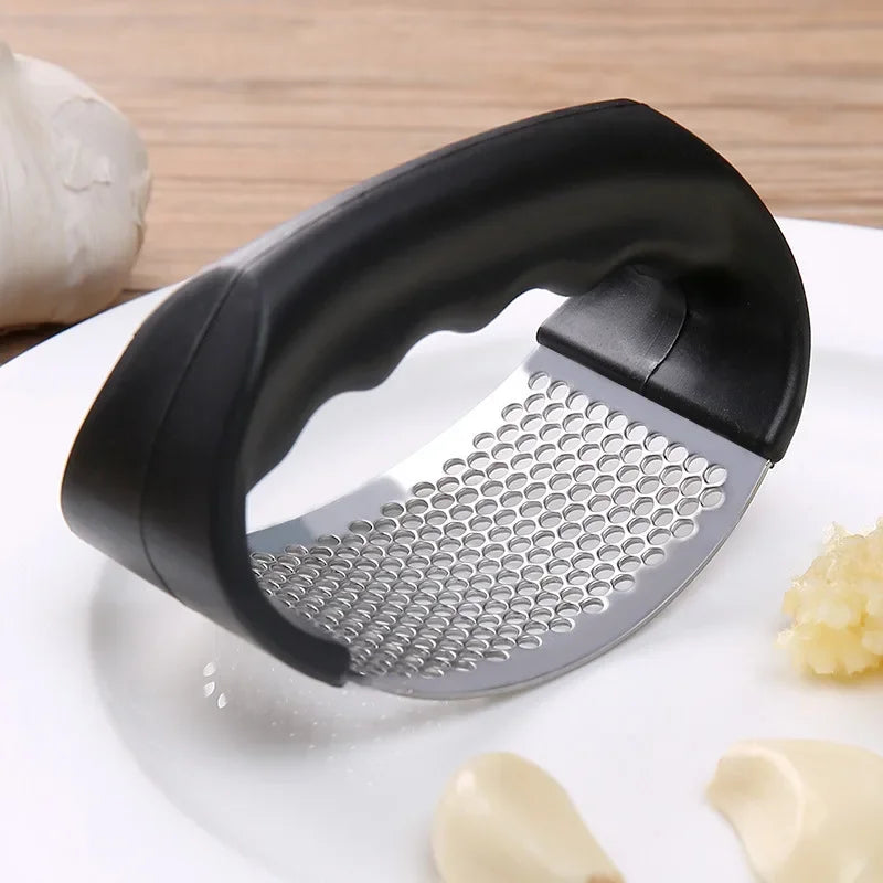 Stainless Steel Garlic Press Crusher Manual Garlic Mincer Chopping Garlic Tool Fruit Vegetable Tools Kitchen Gadget