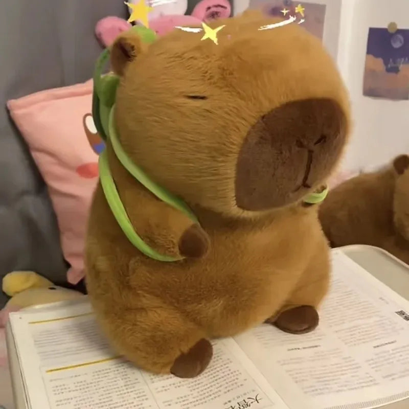Capybara Plush Keychain Cute Bag Pendant Creatuve Fluffty Animals Keyring Kawaii Stuffed Doll Keychains Birthday Gift 2024 Trend