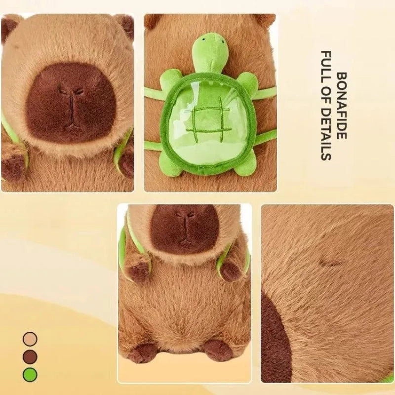 Capybara Plush Keychain Cute Bag Pendant Creatuve Fluffty Animals Keyring Kawaii Stuffed Doll Keychains Birthday Gift 2024 Trend