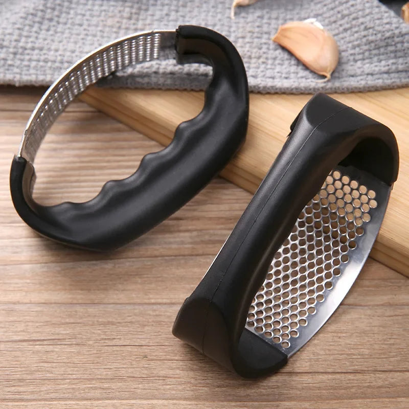 Stainless Steel Garlic Press Crusher Manual Garlic Mincer Chopping Garlic Tool Fruit Vegetable Tools Kitchen Gadget
