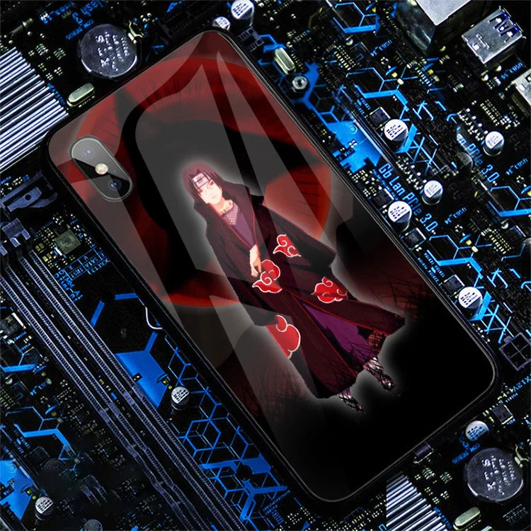 Dragon Ball LED Flash Music Light Up Phone Case For IPhone 13 12 11 Pro Max 7 8 Plus X XR Figure Son Goku Vegeta Phonecase Gifts